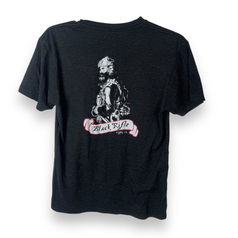 Black Rifle Coffee Graphic T Shirt Size Small Grunge Indie Sleaze Alt Hipster